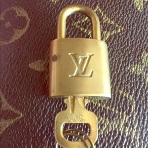 Louis Vuitton lock and key